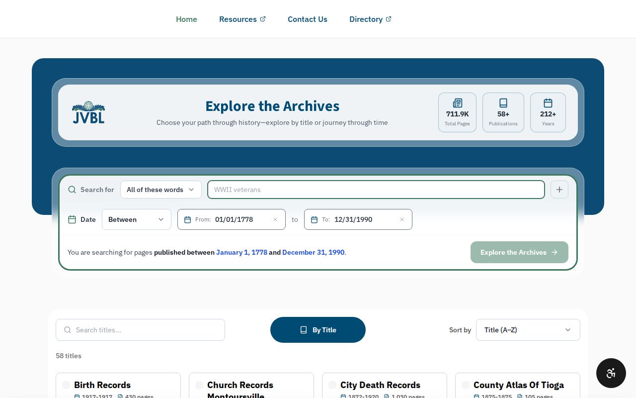 Williamsport city directory public remote historical archive access screen